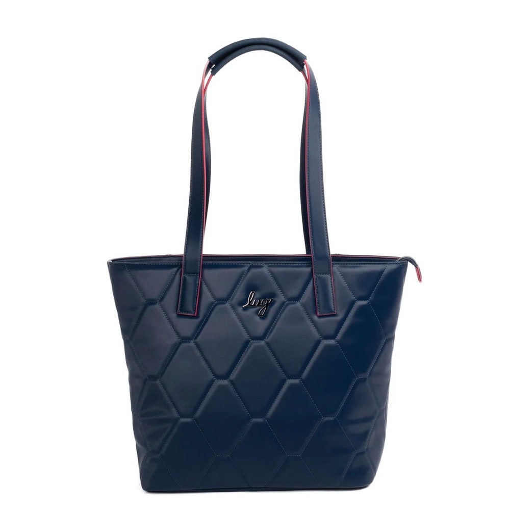 LUG Paddock Satin Luxe VL Tote NWOT
Indigo